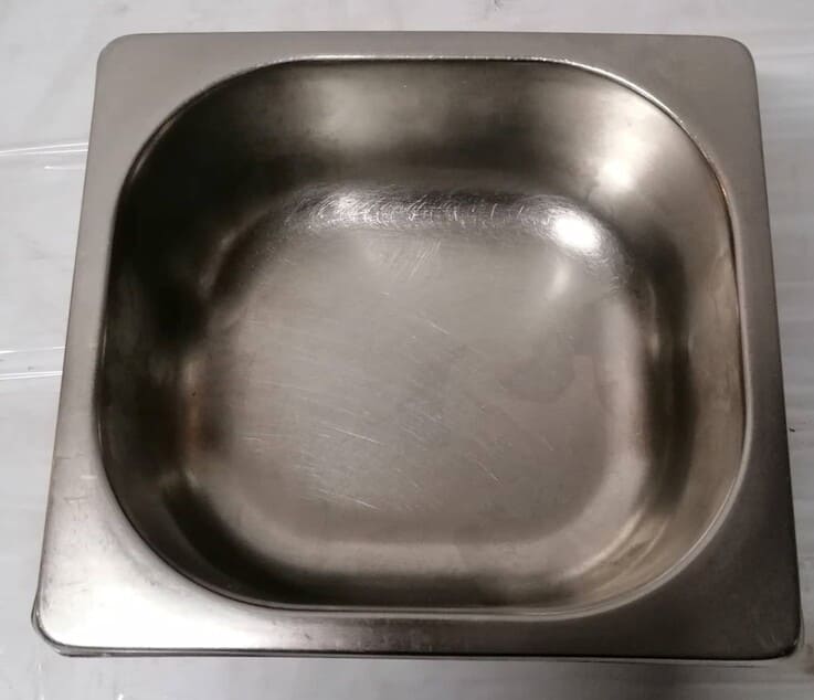 Λεκάνη 1/6Gn Inox Βάθος 6,5Cm - Μεταχειρισμένη